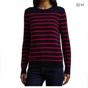 Lauren Ralph Lauren Striped Cotton-Blend Sweater
Lauren